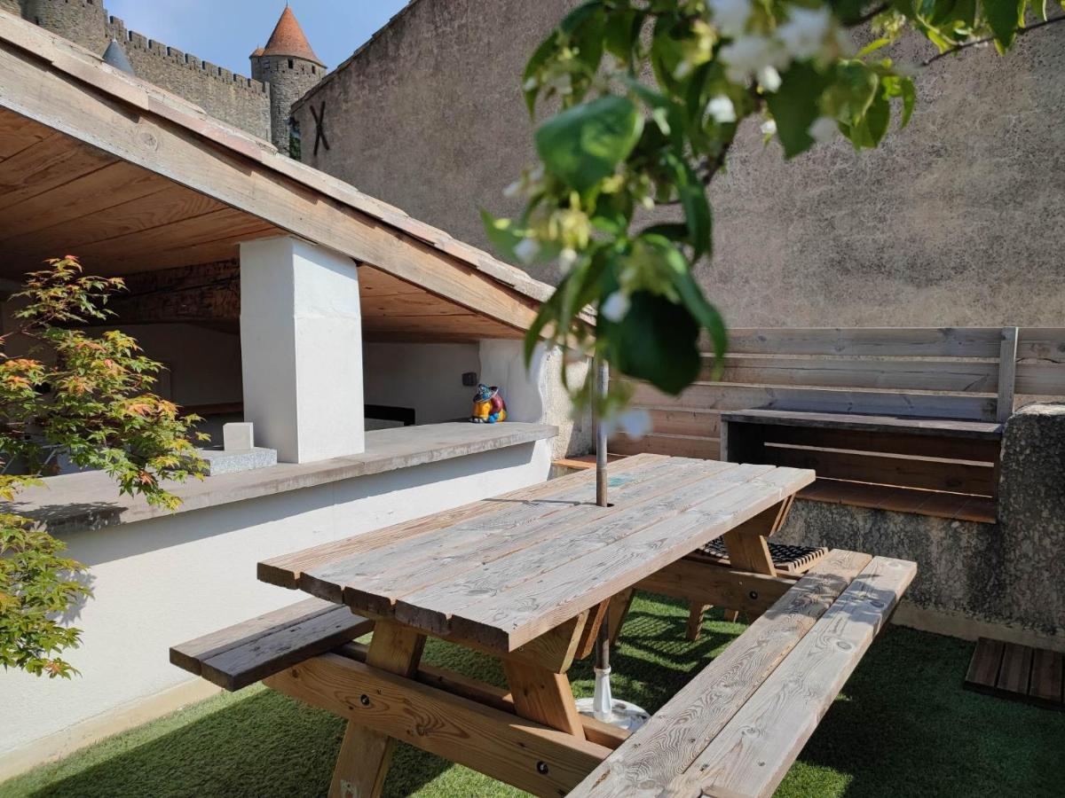 La Terrasse Du Temps Jadis Villa Carcassonne Exterior foto