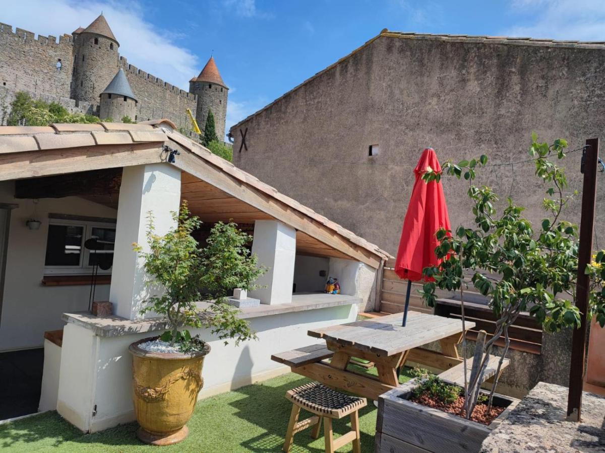La Terrasse Du Temps Jadis Villa Carcassonne Exterior foto